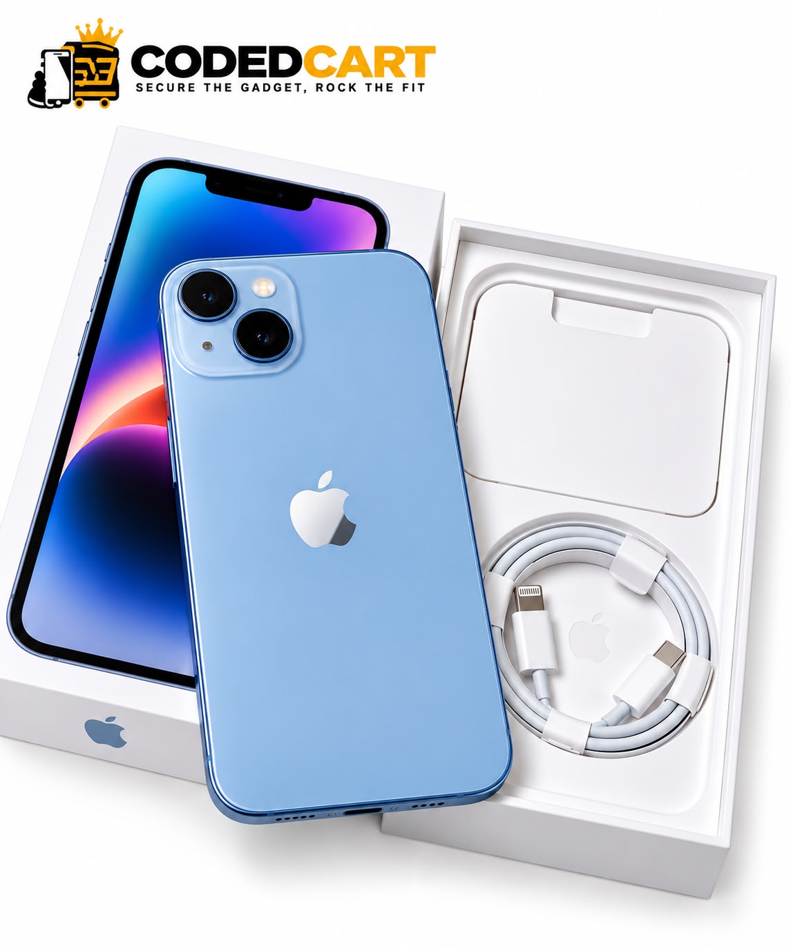 Apple iPhone 14 – Blue, 256GB Stylish blue iPhone