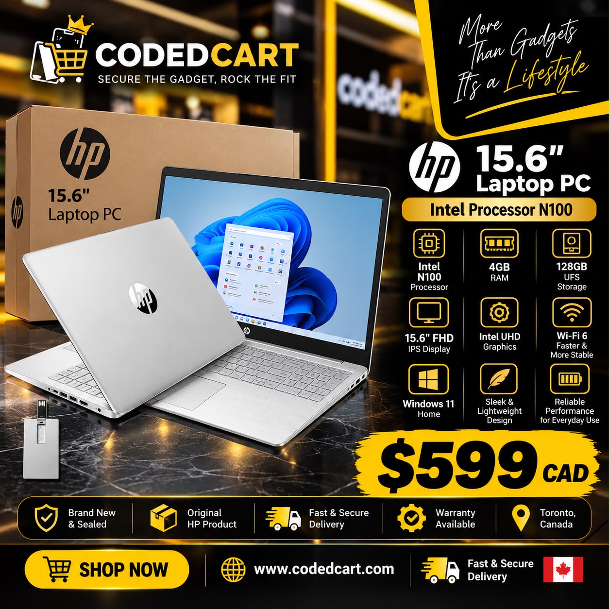 HP 15.6-inch Laptop PC